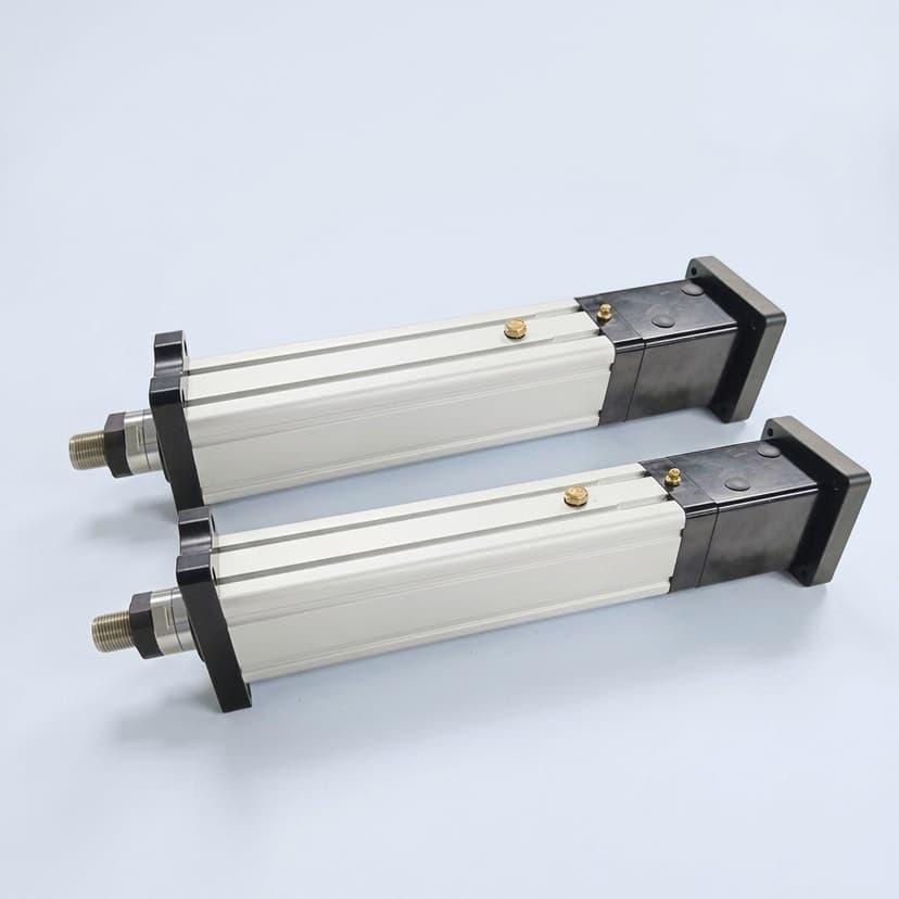 Force-control electromechanical cylinder with sensor