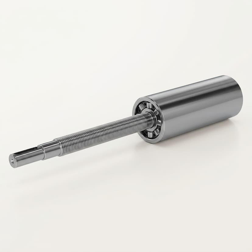 Roller screw servo cylinder assembly for press and clamping axes